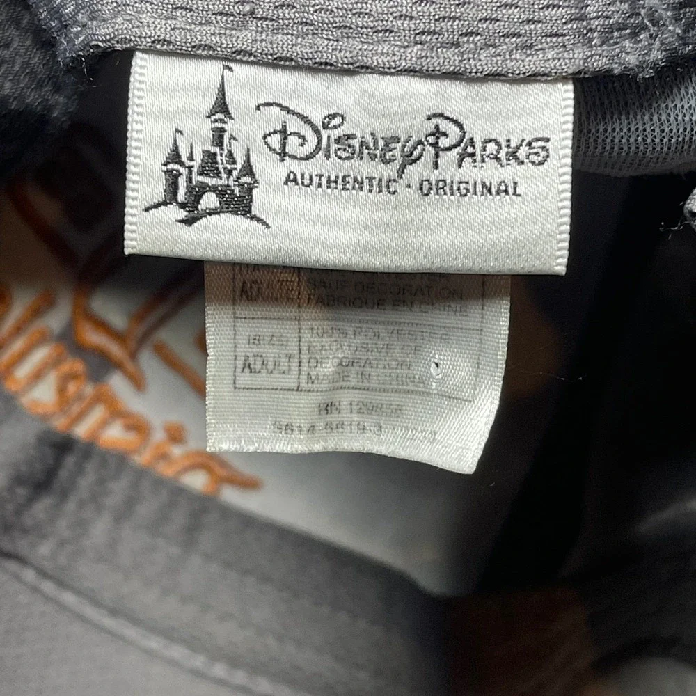 Disney Parks Disneyland Hat Adult Grey Mesh Performance Baseball Cap Adjustable